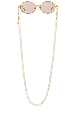 MYMYMY Whitney Sunglass Chain in Pearl from Revolve.com | Revolve Clothing (Global)