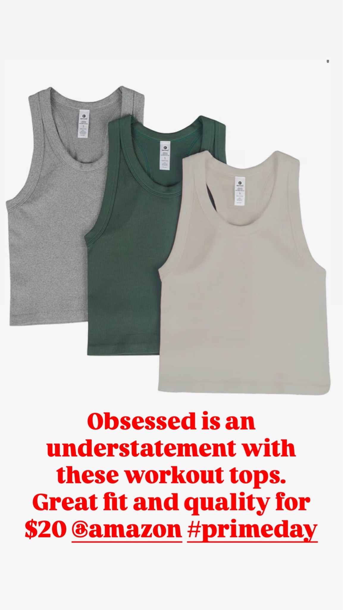 Perfect for workouts or layering these racervack tanks are good quality and great fit

#LTKdayinmylife #LTKfitnessgoals #LTKSaleAlert