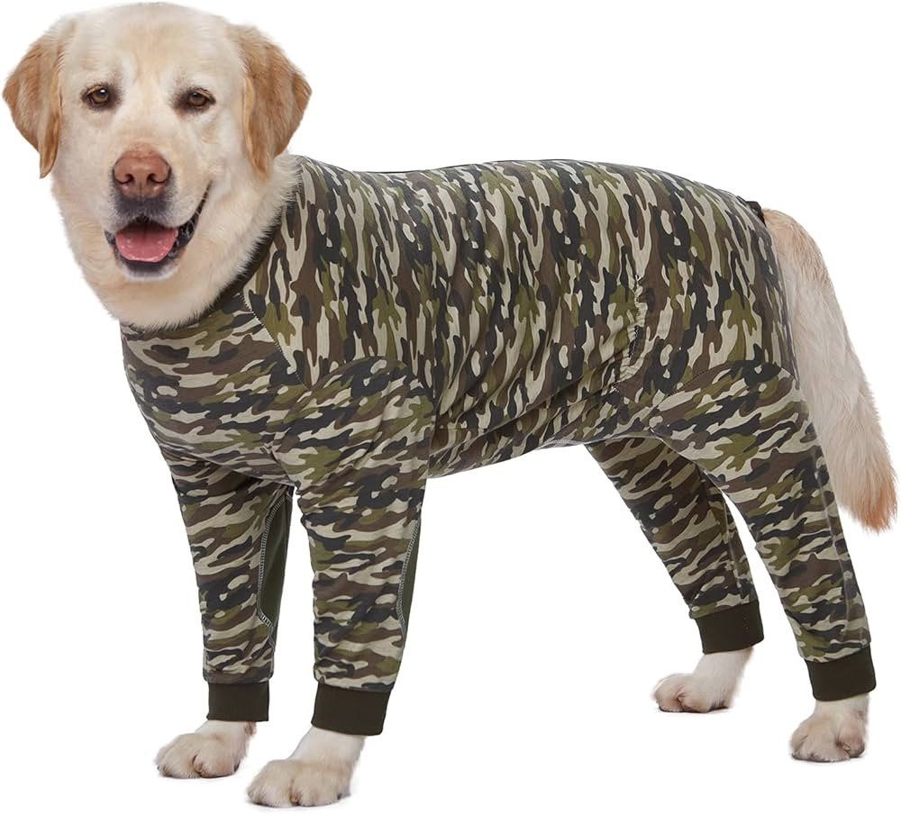 Yeapeeto Dog Onesie Surgery Recovery Suit for Large Medium Bodysuit Dogs Pajamas PJS Full Body fo... | Amazon (US)