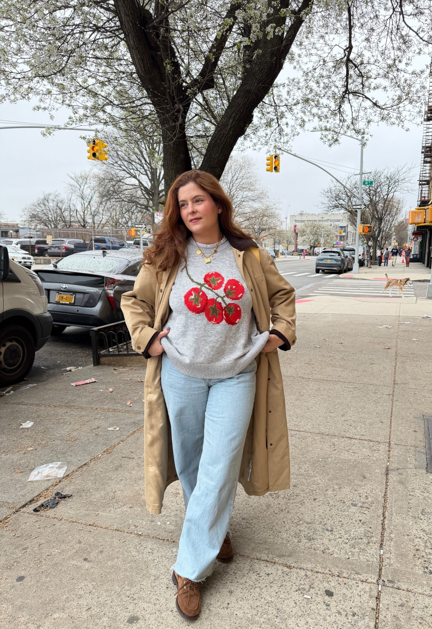 Abercrombie trench coat
Tomatoe sweater target
Sezane loafers

#LTKmomlife #LTKSeasonal #LTKMidsize