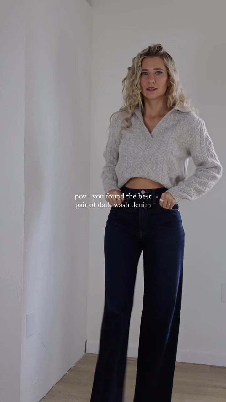 Denim refresh! My ultimate Dark Wash Denim Style Edit is here! I'm showing you the best pairs—from skinny to wide-leg and how to style them for an instantly chic look this season. Tap to shop these must-have versatile jeans! #DarkWashDenim #DenimStyle #JeanOutfit #StyleEdit #FashionInspo #OOTD #ShopTheLook #FallFashion 

 #LTKdayinmylife #LTKootd #LTKSaleAlert