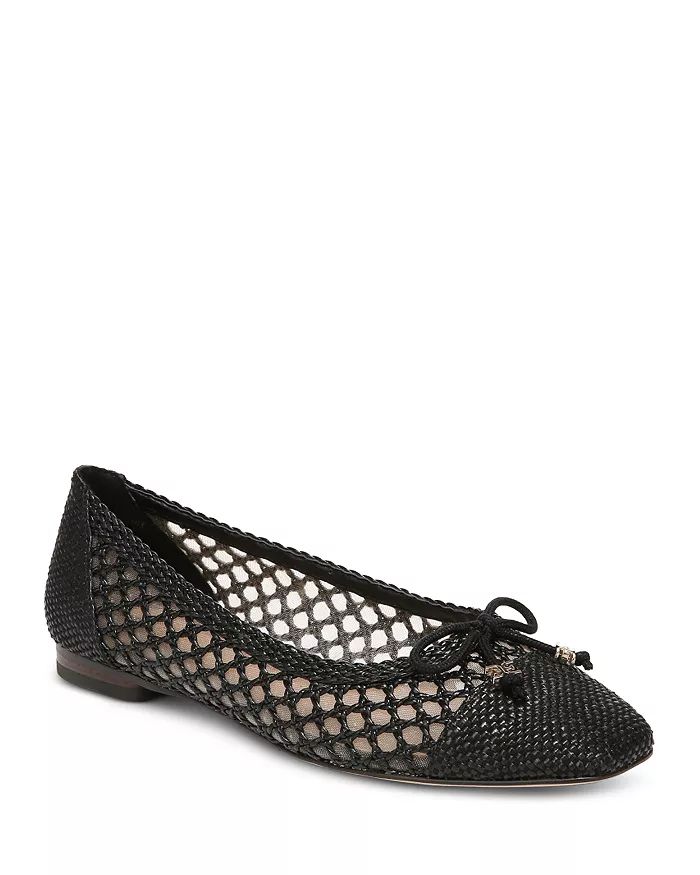 Women's May Square Toe Bow Accent Openwork Flats | Bloomingdale's (US)