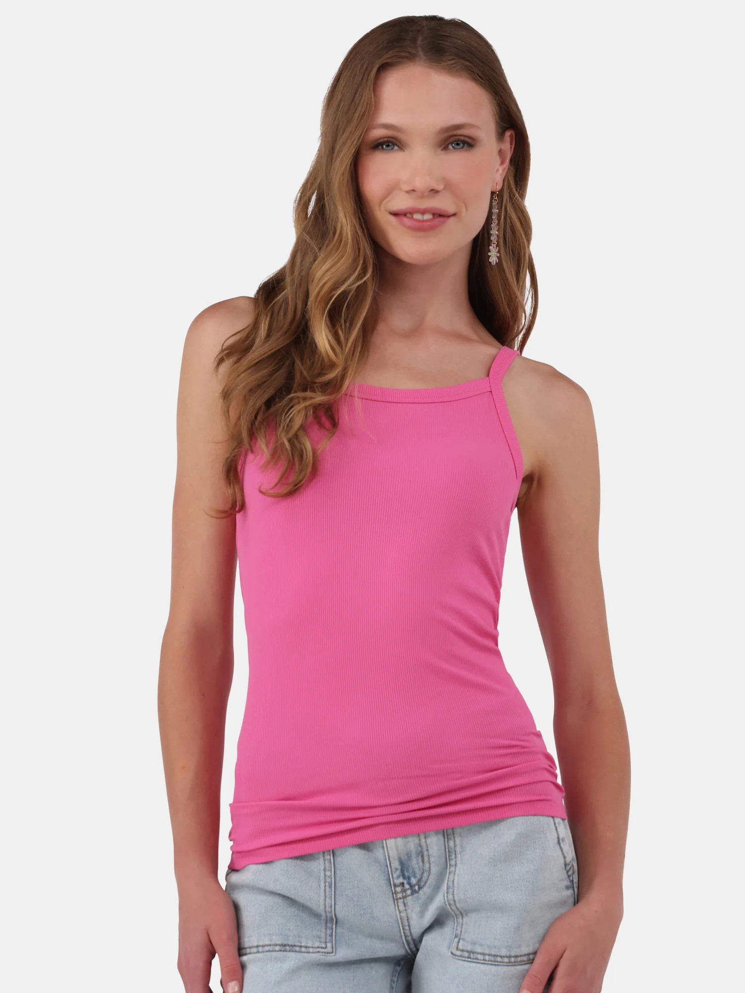 No Boundaries Ribbed Cami Top, 1 or 5-Pack, Women's | Walmart (US)