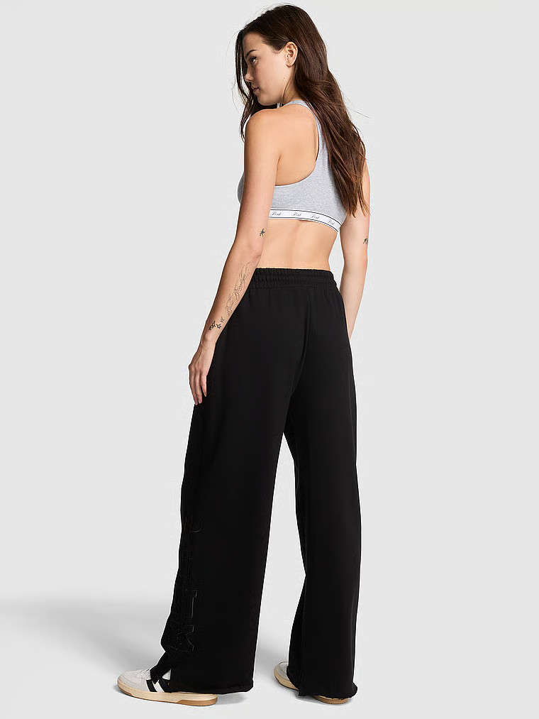Ivy Fleece Wide-Leg Split-Hem Sweatpants | Victoria's Secret (US / CA )