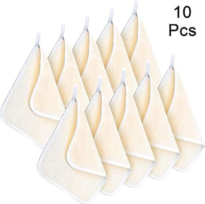 Exfoliating Face and Body Wash Cloths Towel Soft Weave Bath Cloth Exfoliating Scrub Cloth Massage... | Amazon (US)