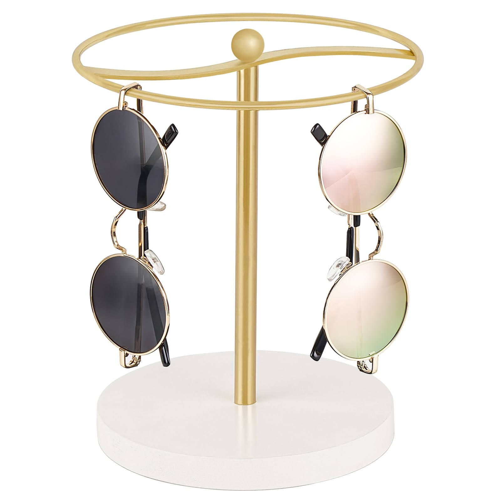 Mkono Sunglasses Organizer Glasses Holder Stand Sunglass Storage Display Eyeglasses Rack for up t... | Amazon (US)