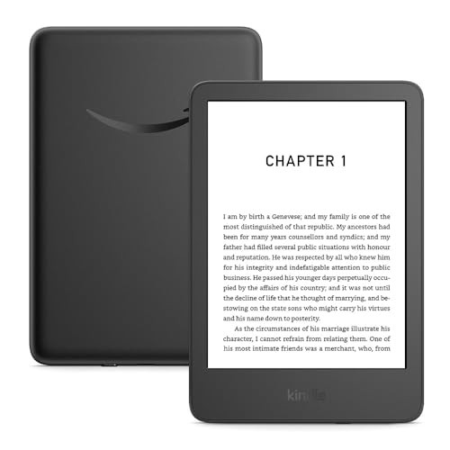New Amazon Kindle (16 GB) – Lightest and most compact Kindle with glare-free display, faster page turns, adjustable front light and long battery life – Without Ads – Black | Amazon (UK)