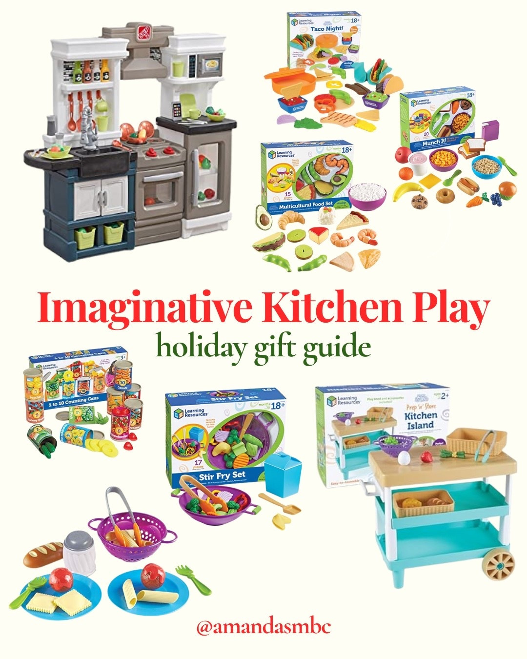 Step2 & Learning Resources are two of my favorite brands for pretend play! 

#toddlerchristmas #step2kitchen #pretendplay

#LTKSeasonal #LTKGiftGuide #LTKKids