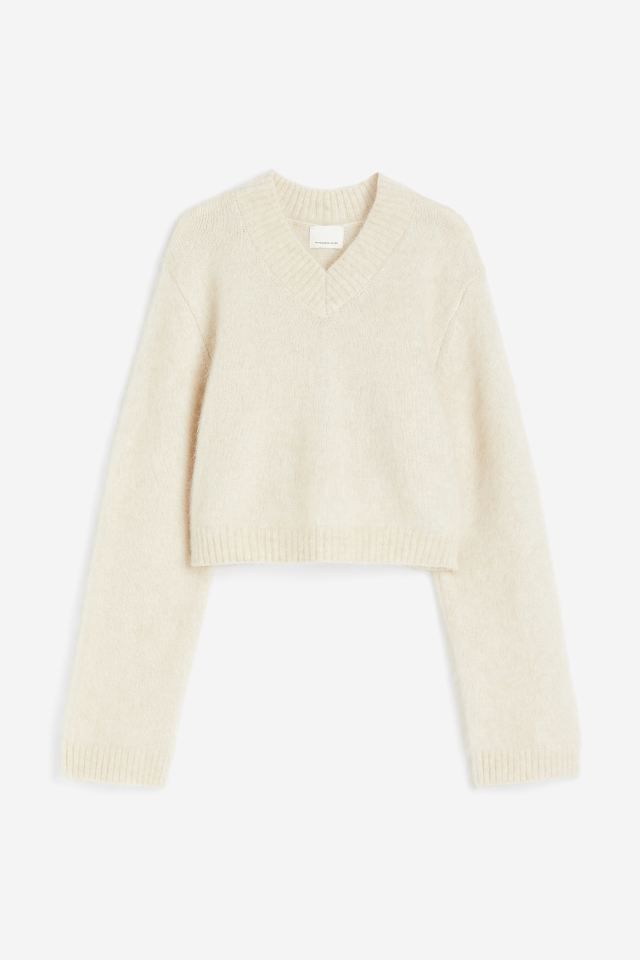 Cropped mohair-blend jumper | H&M (UK, MY, IN, SG, PH, TW, HK)