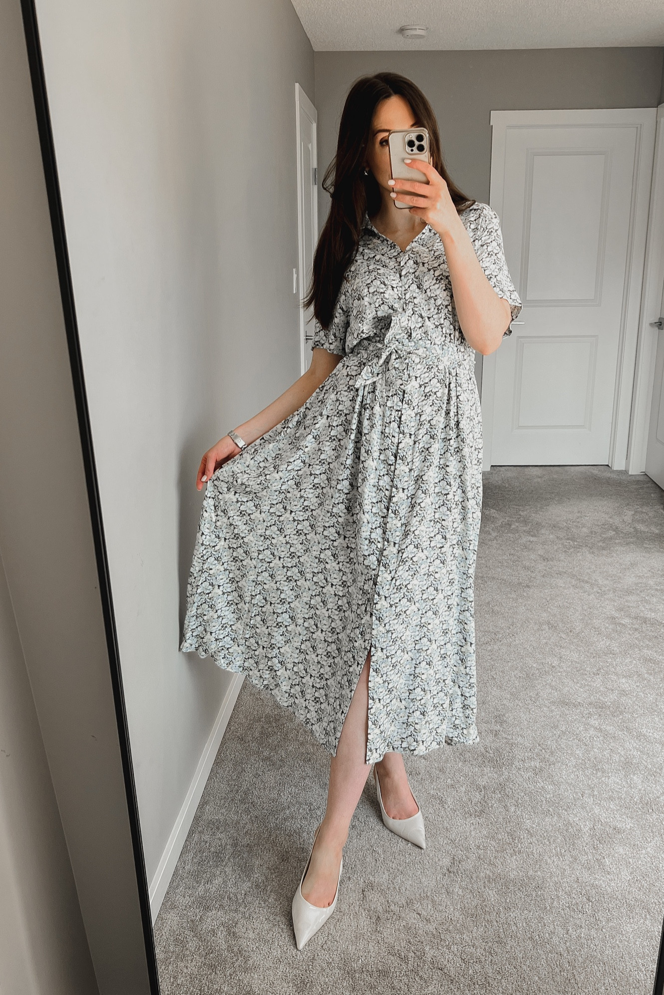 The perfect Spring dress for both office and casual outfits 🤍💐

#LTKunder50 #LTKworkwear