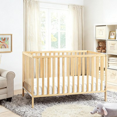 GDFStudio Little 3-in-1 Convertible Solid Wood Bedside Crib Only, Natural | Target