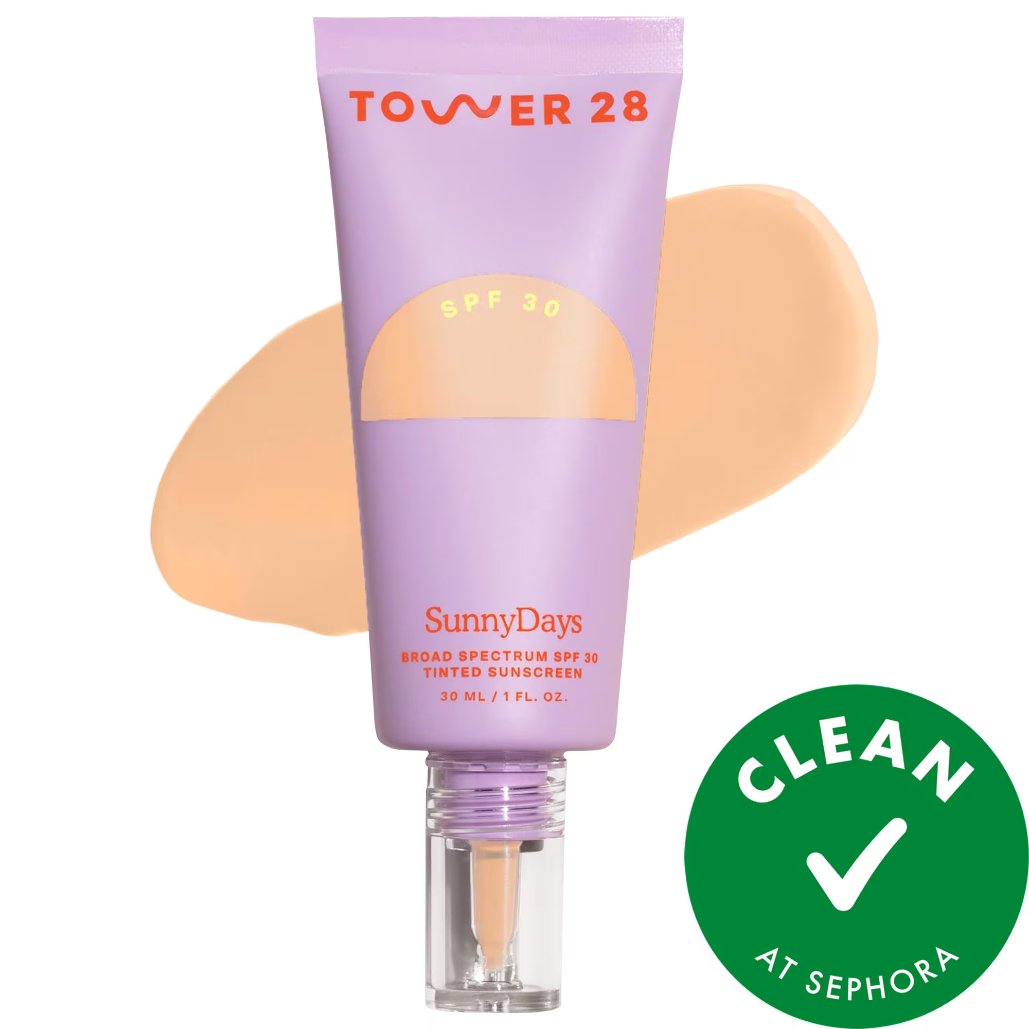 Tower 28 Beauty SunnyDays SPF 30 Tinted Sunscreen Foundation 18 Montana 1 oz / 30 ml | Sephora (US)