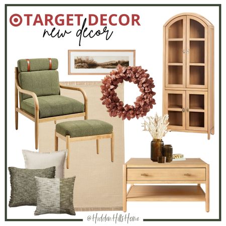 New Target Home Decor, Target decor finds, Target accent chair, Target rug, hearth and hand with magnolia home decor collection, affordable decor #homedecor #target

#LTKhome