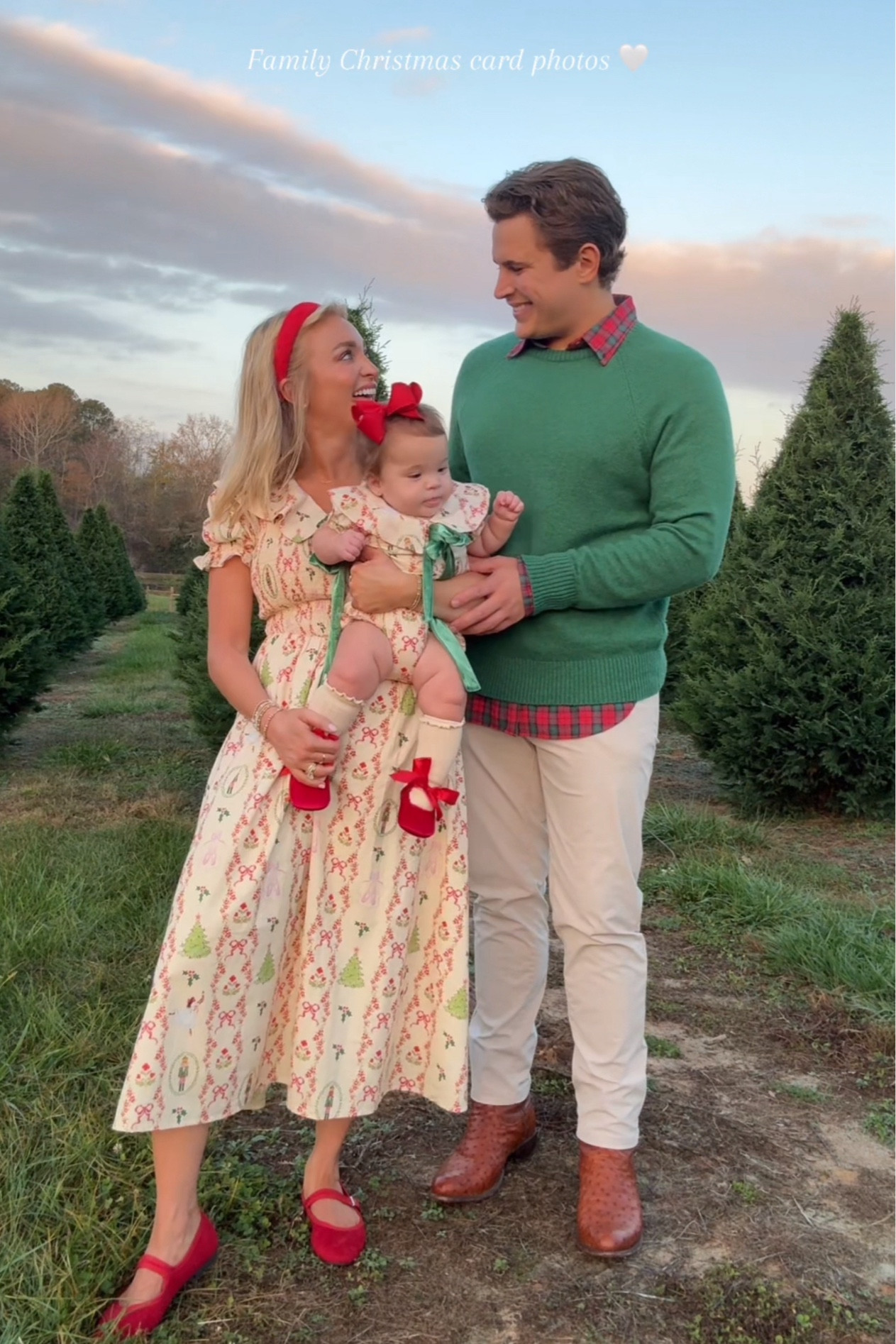 Family matching Christmas card photo outfits 🎄

#LTKFamily #LTKHoliday #LTKBaby