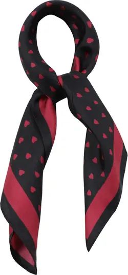 mini hearts silk bandana scarf | Nordstrom