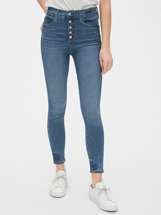 High Rise Favorite Jeggings with Secret Smoothing Pockets | Gap (CA)