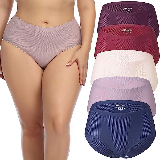 Amazon Essentials Women's Underwear Seamless Hipster Panties | Amazon (US)