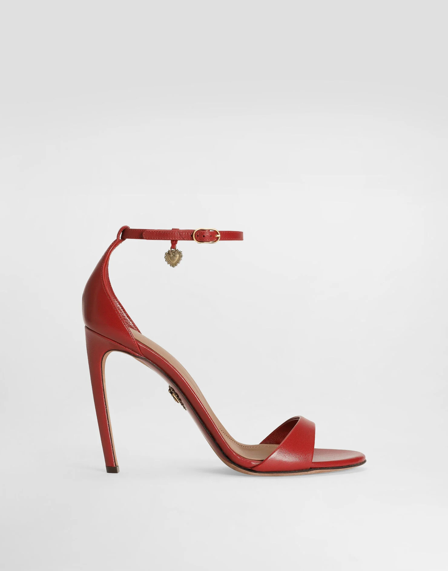 Polished goatskin sandals | Dolce & Gabbana US