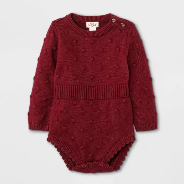 Baby Girls' Bobble Romper - Cat & Jack™ | Target