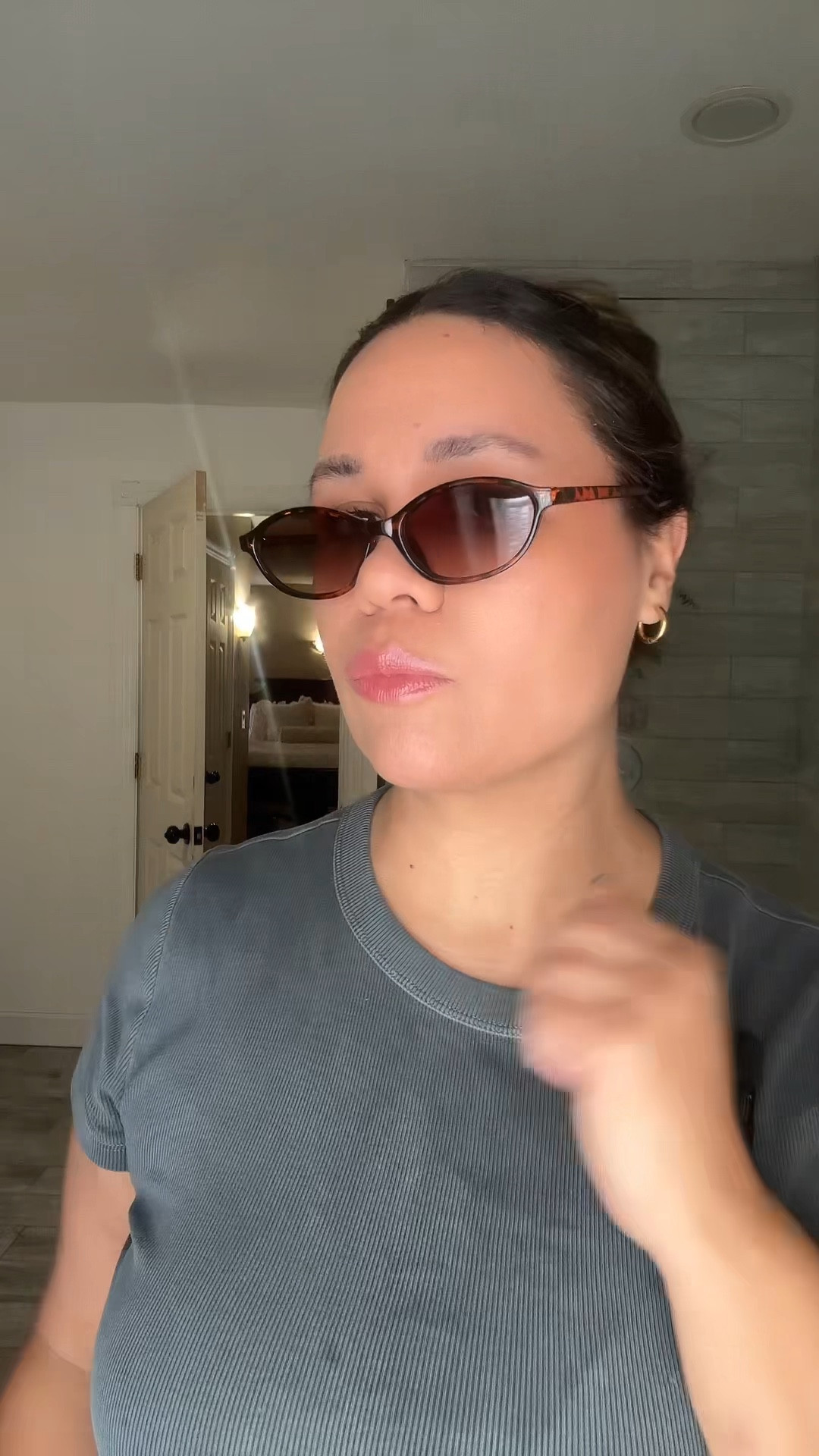 Retro oval sunnies 

#LTKmomlife #LTKootd #LTKSaleAlert