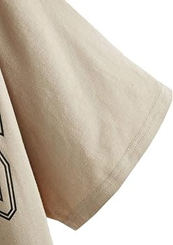 SOLY HUX Women's Graphic Oversized Tees Letter Print Summer Tops Vintage Half Sleeve Loose Casual... | Amazon (US)