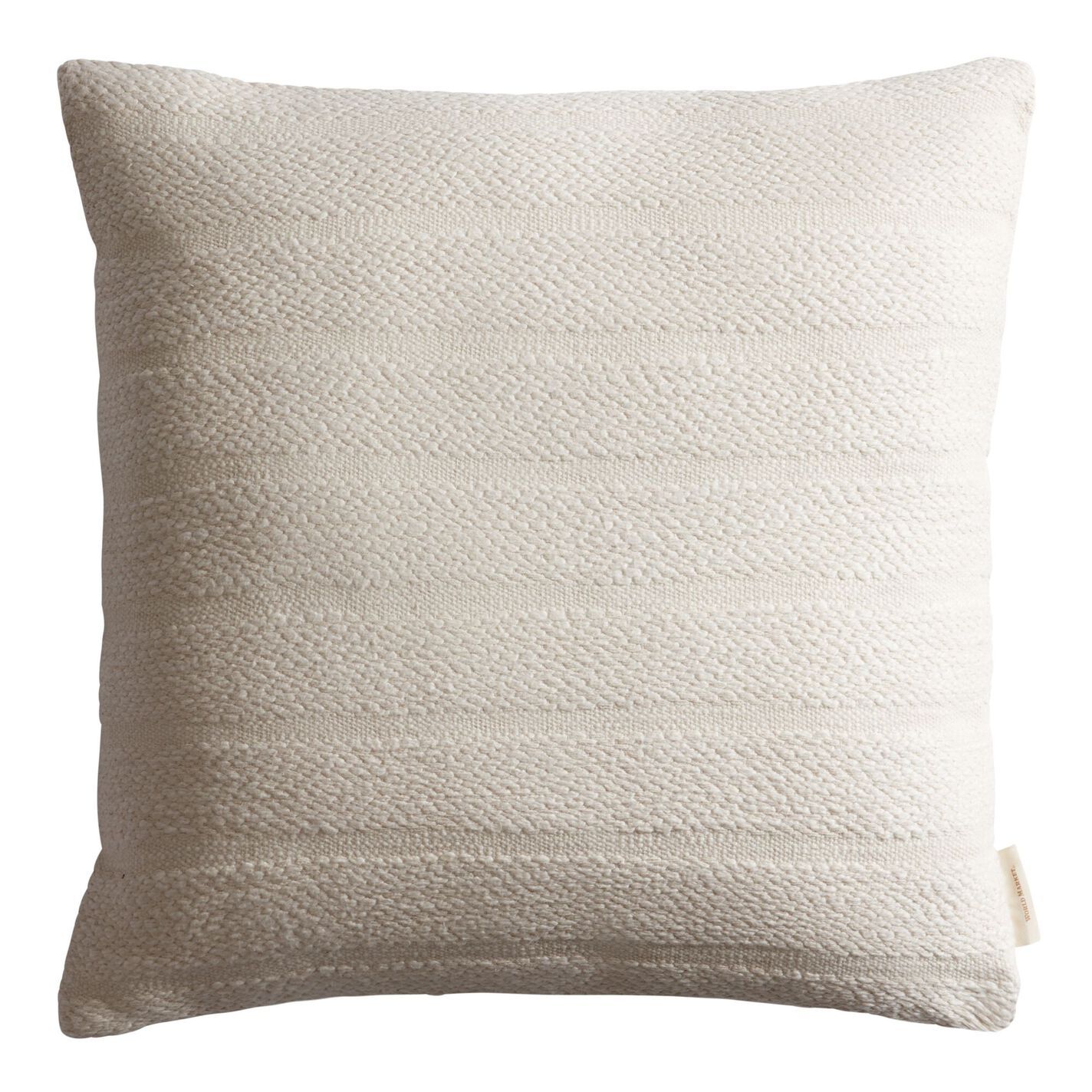 Oversized Tonal Stripe Throw Pillow | World Market