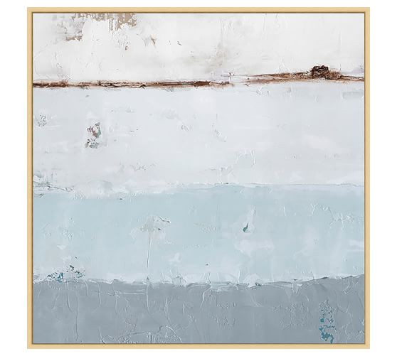 Out to Sea Framed Canvas Print | Pottery Barn (US)