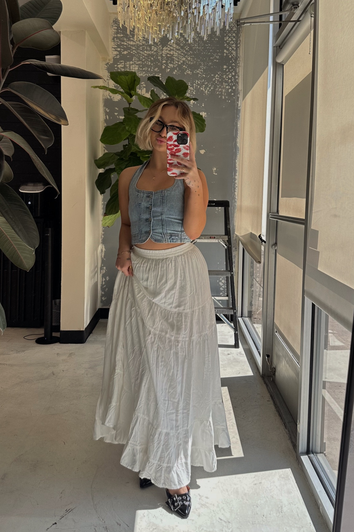 SUMMER WORK OUTFIT - maxi skirt & denim vest! coachella summer vibes 

#LTKSeasonal #LTKBeauty #LTKStyleTip