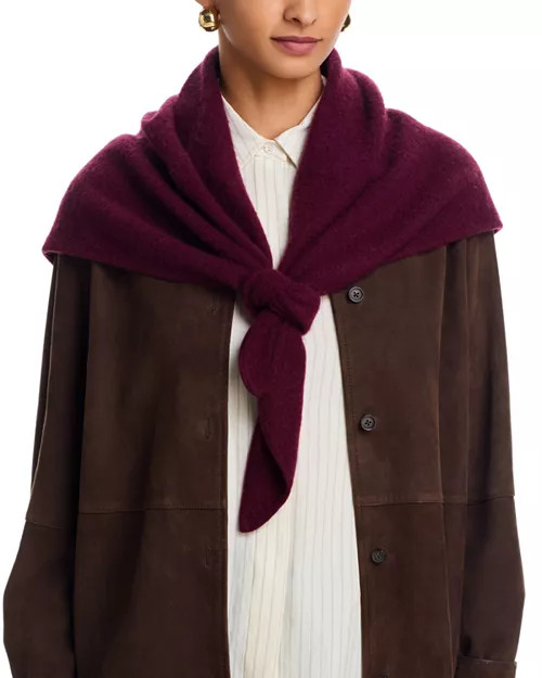 Brushed Cashmere Triangle Wrap - Exclusive | Bloomingdale's (US)