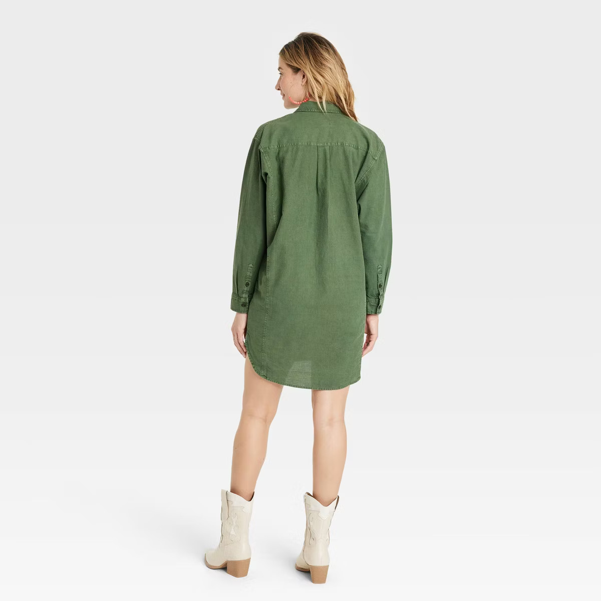 Women's Long Sleeve Mini Shirtdress - Universal Thread™ | Target