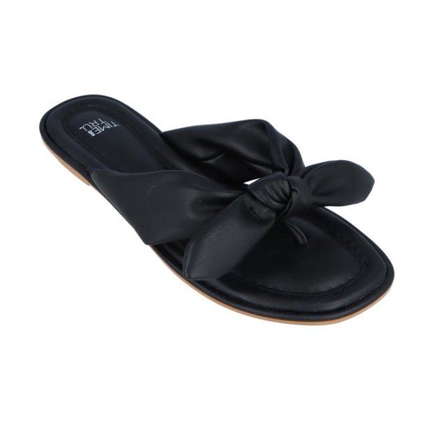 Time and Tru Women's Bow Thong Sandal | Walmart (US)
