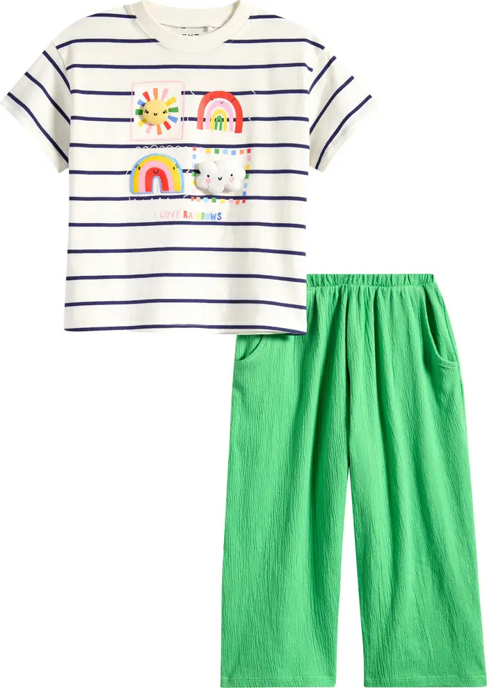 Kids' Graphic T-Shirt & Pants Set | Nordstrom