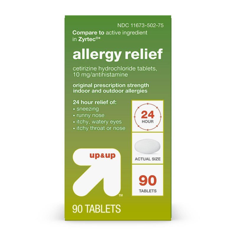Cetirizine Hydrochloride Allergy Relief Tablets - up & up™ | Target
