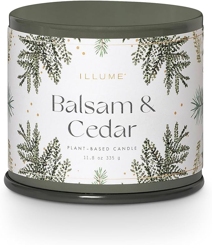ILLUME Vanity Tin Candle, Balsam & Cedar | Amazon (US)