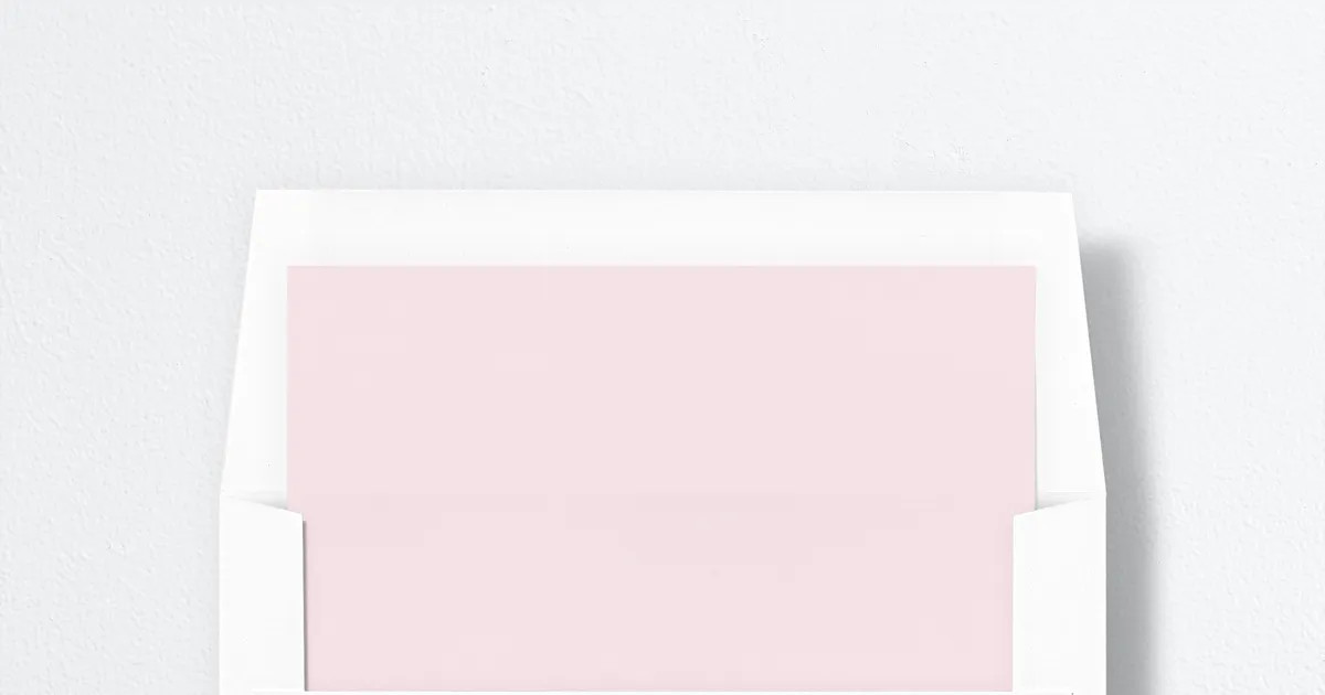 Whimsical Maximalist Floral Envelope Liners | The Knot 