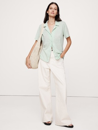 Linen Resort Shirt | Banana Republic (US)