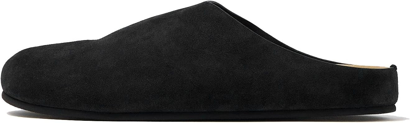 Women's Suede Clogs Round Toe Leather Mules Cork Footbed Clog with Arch Support Comfort Casual Sl... | Amazon (US)