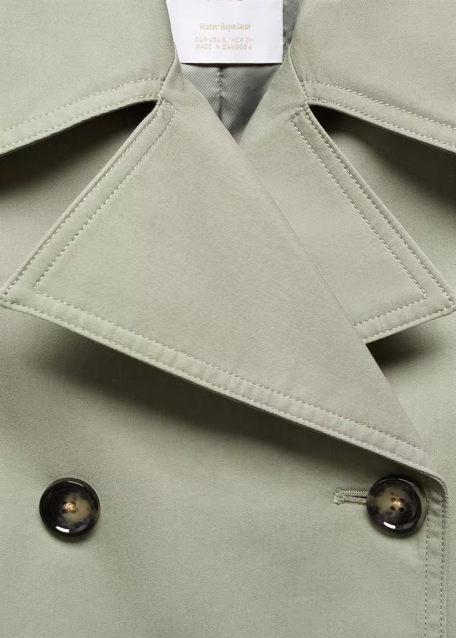 Double-button trench coat -  Women | Mango United Kingdom | MANGO (UK)