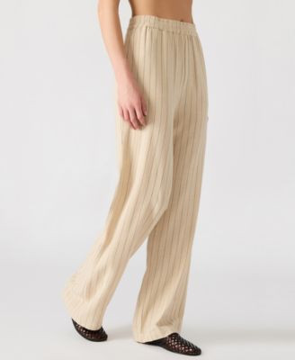 Women's Venetia Striped Pull-On Pants | Macy's