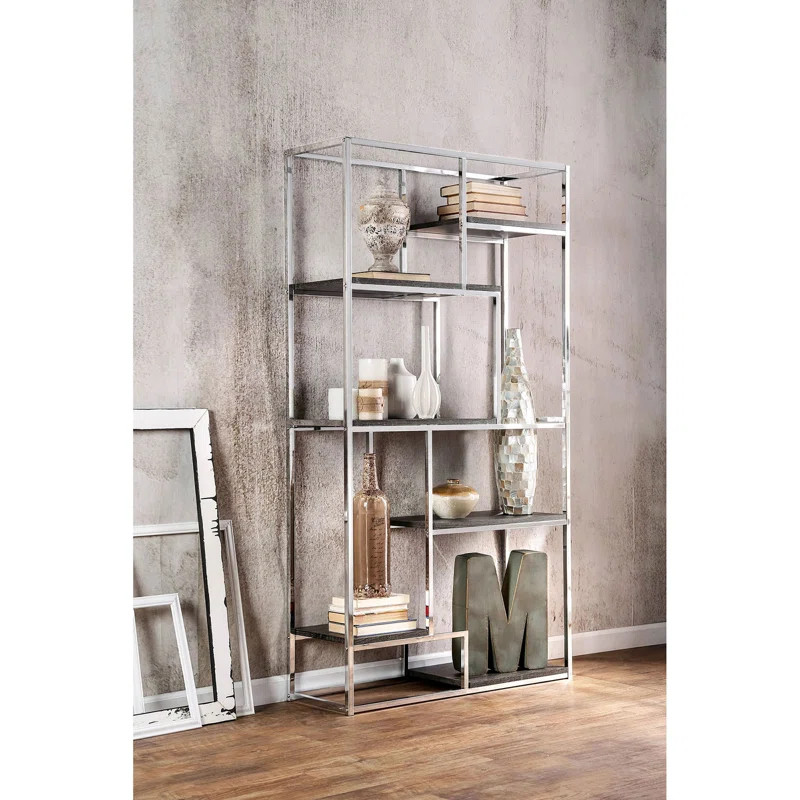 Ellinger Geometric Bookcase | Wayfair North America