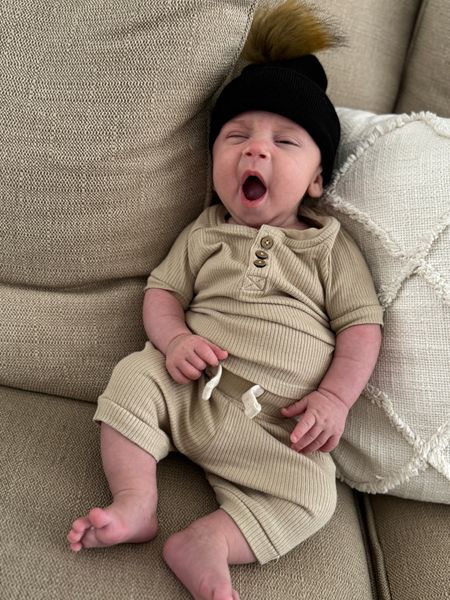 Baby boy Pom beanie 

#LTKbaby #LTKfindsunder50 #LTKkids