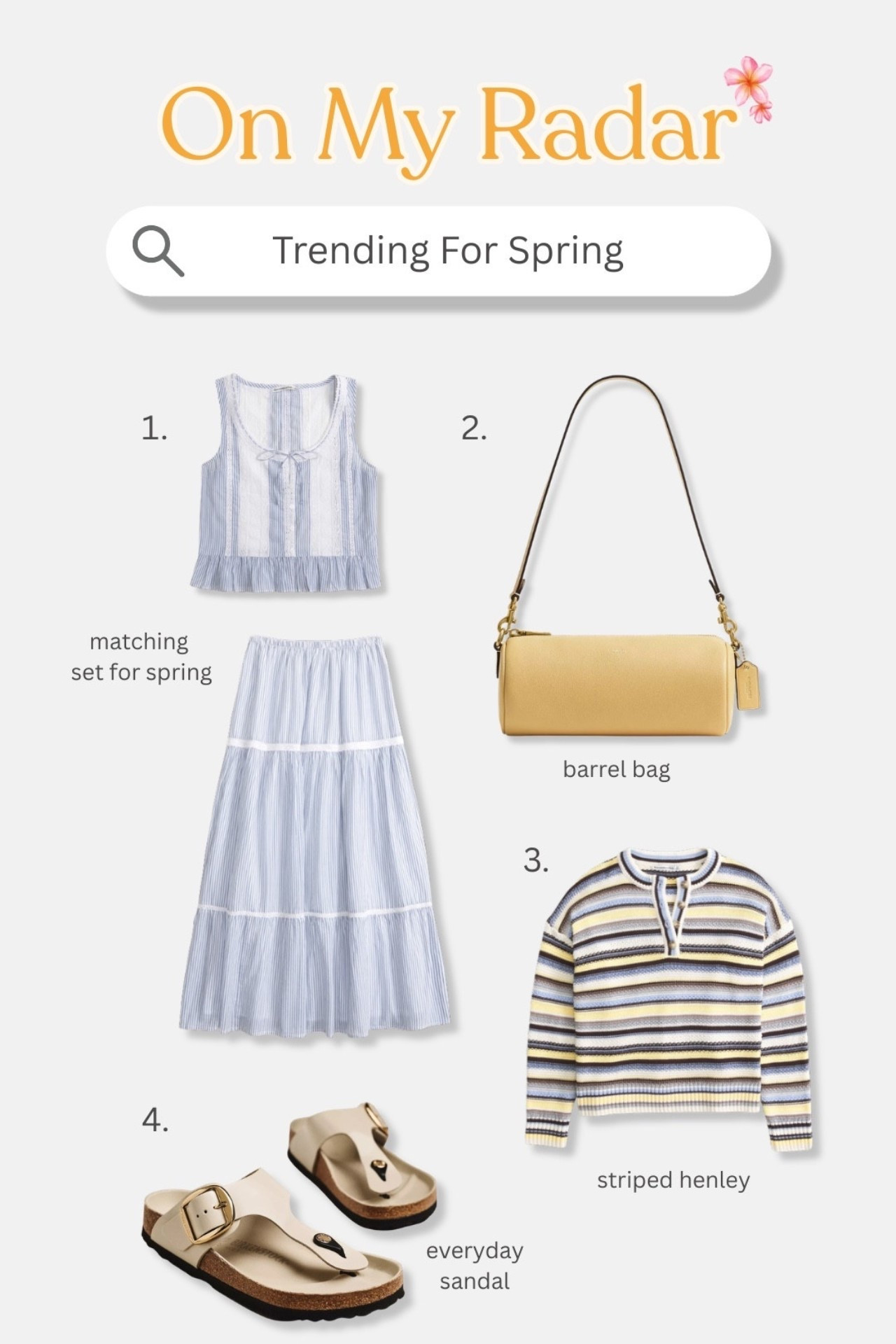 [3/13/26] st. bart edit | on my radar 🤍✨🫶🏻 love these pieces that are trending for spring @abercrombie birks are on sale!

#LTKSeasonal #LTKootd #LTKdayinmylife