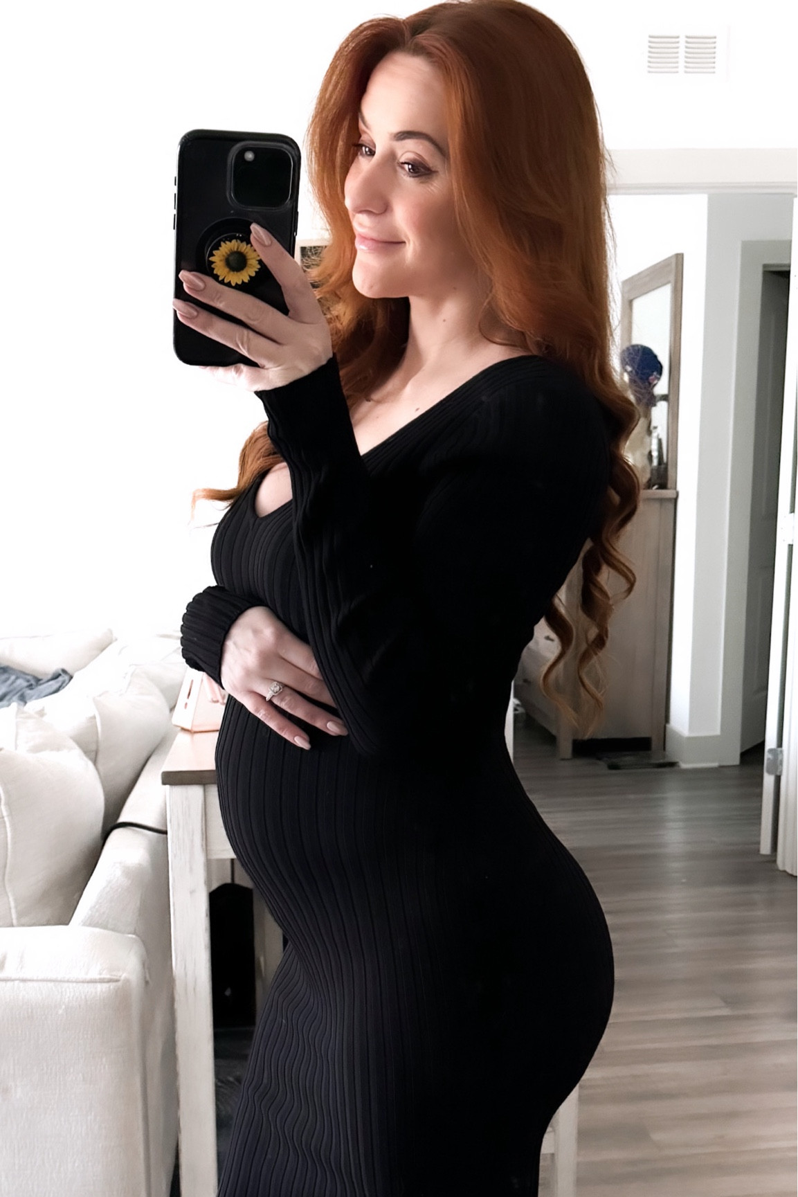 Obsessed with this ribbed dress for the bump. 

#LTKBaby #LTKBump