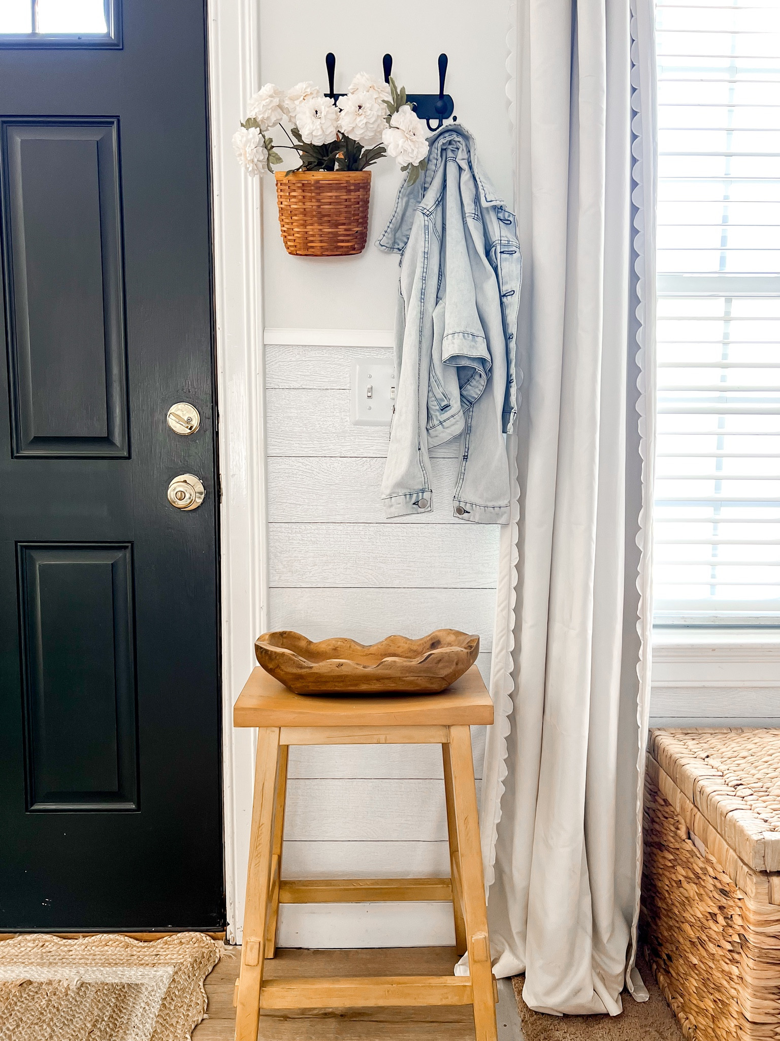 Front door refresh with peel and stick floors! 🌸

#LTKSeasonal #LTKFamily #LTKHome