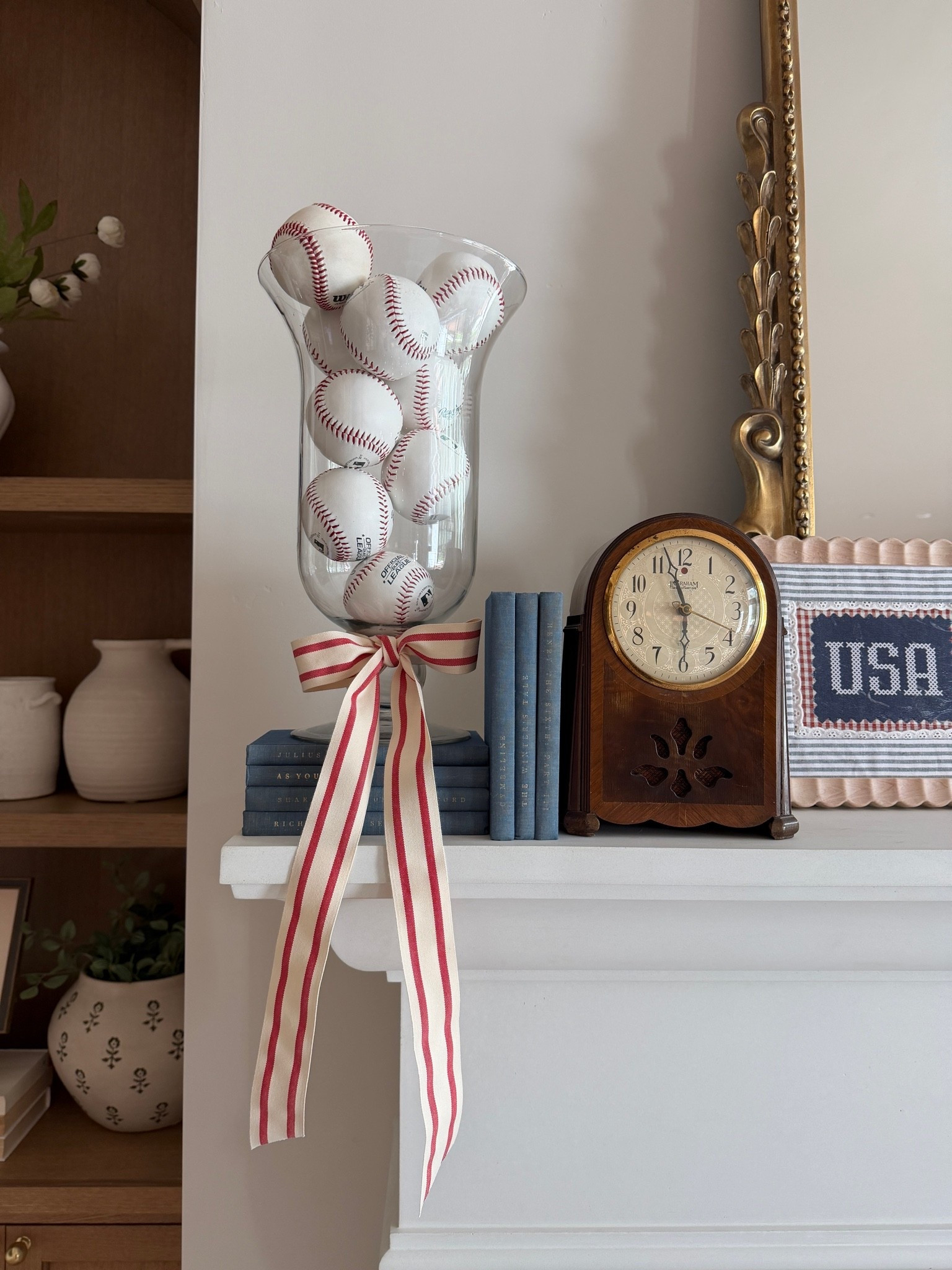 “You’re killing me, Smalls” save your kiddos baseballs and use them as patriotic decor ⚾️ 🇺🇸

#LTKHome #LTKSeasonal #LTKmomlife