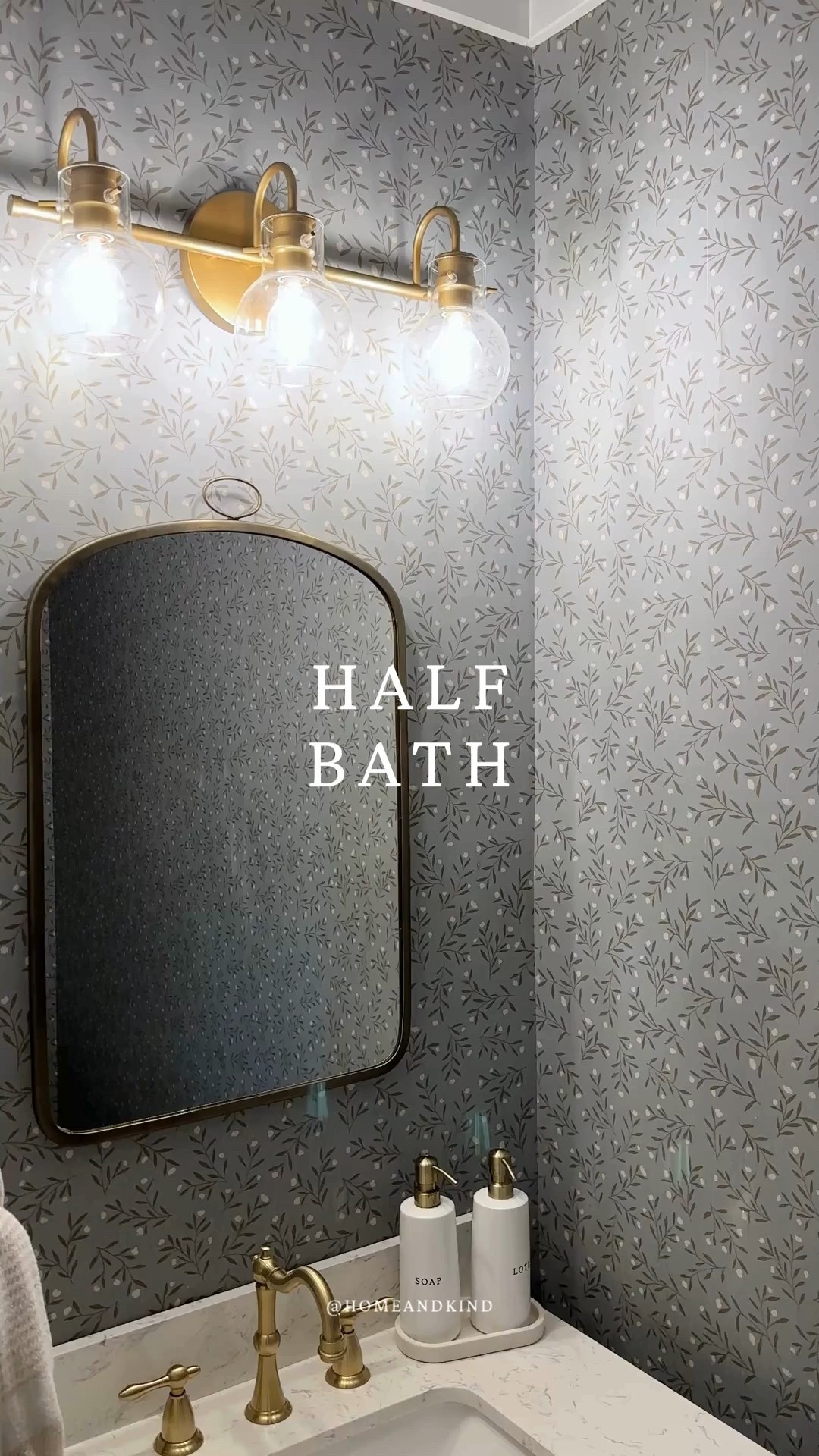 Have you tried peel and stick wallpaper? I used Ayara home wallpaper in my half bath and love how it pulls together the small space! 

I always keep my bathrooms stocked with everything a guest might need and I love the baskets and vanity together in this room for keeping everything tidy and organized. 

#BathroomInspiration 

#LTKHome