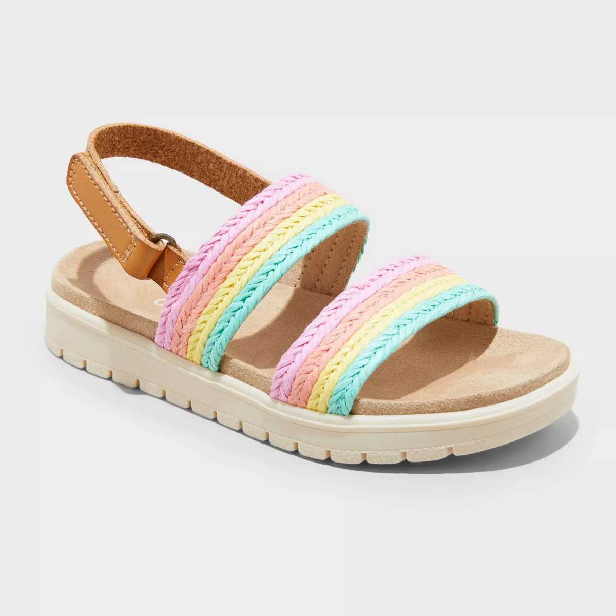 Toddler Girls' Georgia Footbed Sandals - Cat & Jack™ | Target