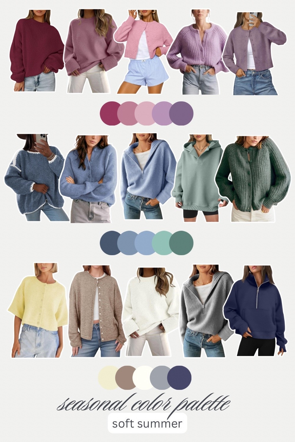 soft summer outfits. soft summer seasonal color palette outfit ideas. amazon fashion. 

#LTKSaleAlert #LTKootd #LTKSeasonal