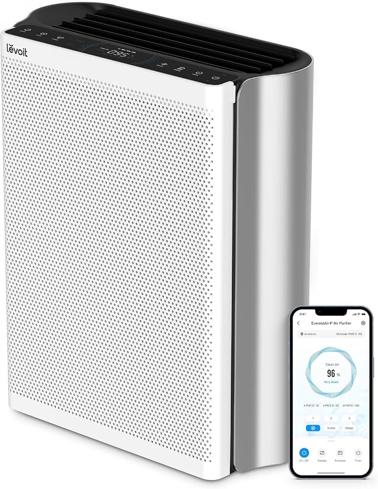 Levoit Air Purifiers for Home Large Room with 3-Channel Air Quality Monitor, Washable Pre-Filter,... | Amazon (US)
