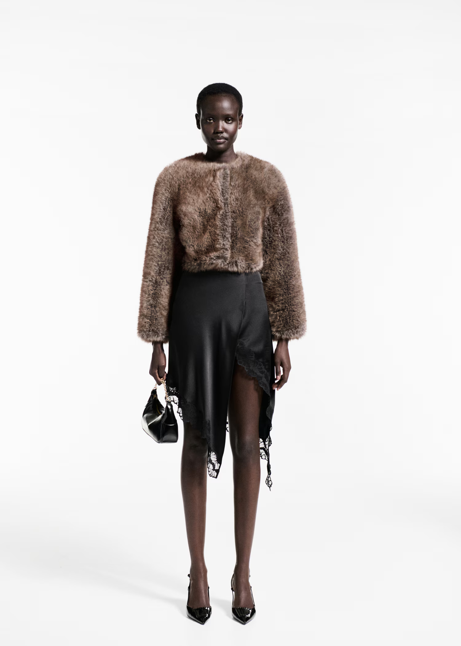 Fur effect jacket - Women | MANGO USA | Mango (US/MX/AU)